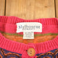 Vintage 1990s Melbourne Elements Abstract Button Up Knit Sweater Women's S