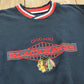 Vintage 1990s Starter Chicago Blackhawks NHL Hockey Embroidered Sweatshirt Men's L / Made in Korea / 90s Sportswear