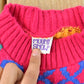 Vintage 1990s Mount Snow Abstract Knit Crewneck Sweater Youth L