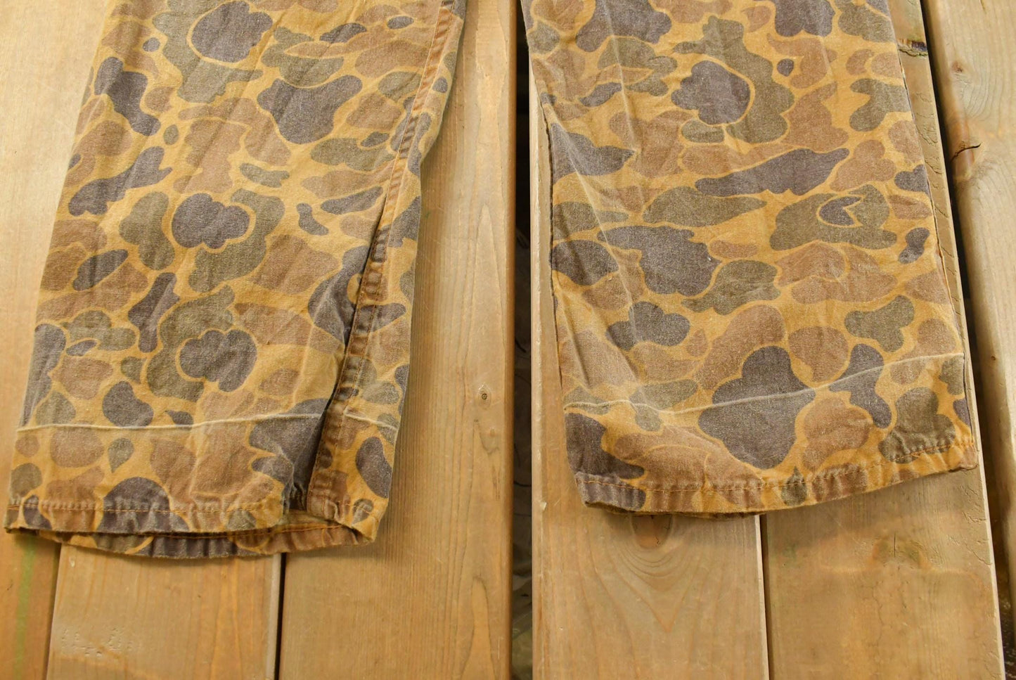 Vintage 1960s Saftbak Duck Camo Hunting Pants Men's 32 x 27