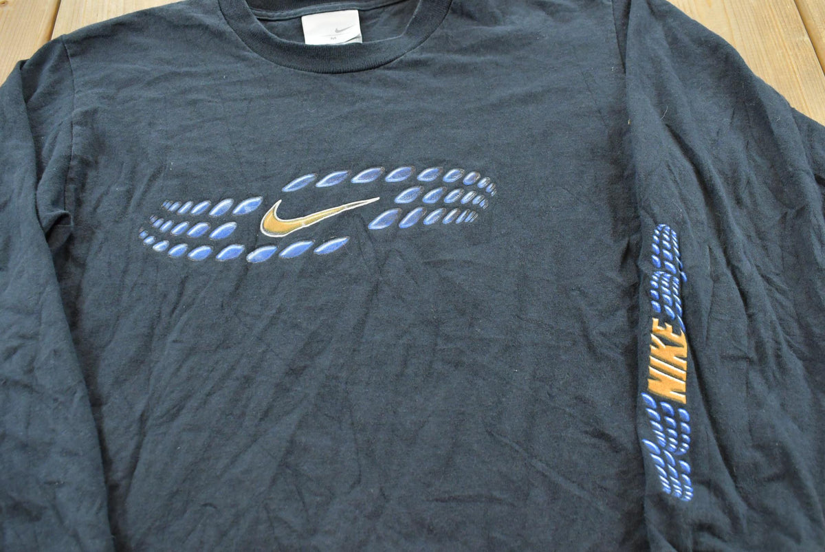 Vintage Y2K Nike Logo Long Sleeve T-Shirt Youth M