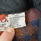 Vintage 1980s Campus CPO Wool Blend Plaid Flannel Button Up Shirt Men's L
