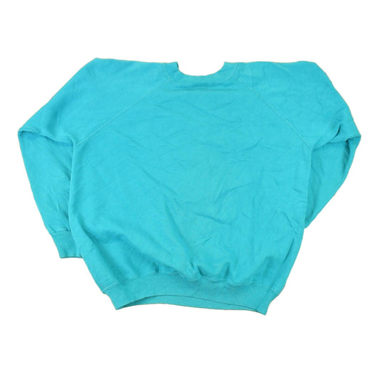 Vintage 1990s Hanes Her Way Cute Bunny Graphic Print Crewneck Sweatshirt Women's XL