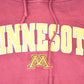 Vintage Y2K Minnesota University Embroidered Hoodie Sweater Men's L Boxy