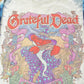 Vintage 2000 Grateful Dead Terrapin Moon Tie Dye Long Sleeve Liquid Blue Band T Shirt Men's L