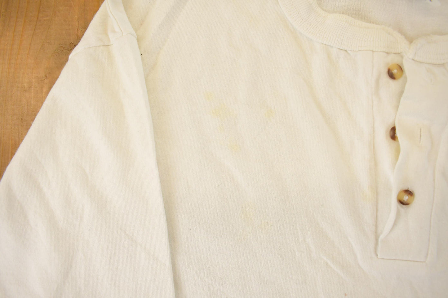 Vintage 1990's Tortilla Flats Rhode Island Promo Graphic Henley Long Sleeve T-Shirt Men's Large