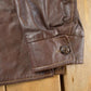 Vintage 1970s Sears The Mens Store Fur Lined Leather Jacket