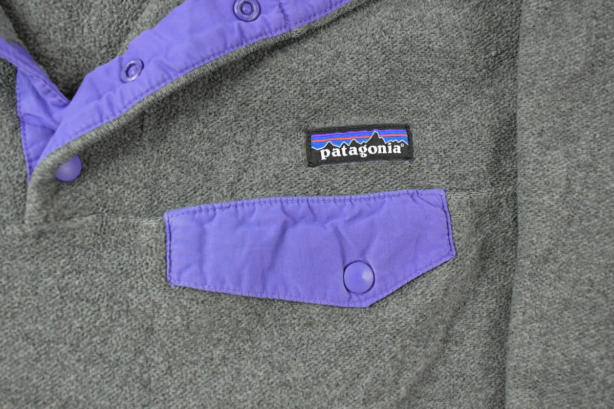 Vintage 2000s Patagonia Synchilla Fleece Snap T Sweater Women's Large