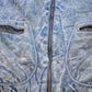 Vintage 1980s Acid Wash Aviator Denim Jean Jacket