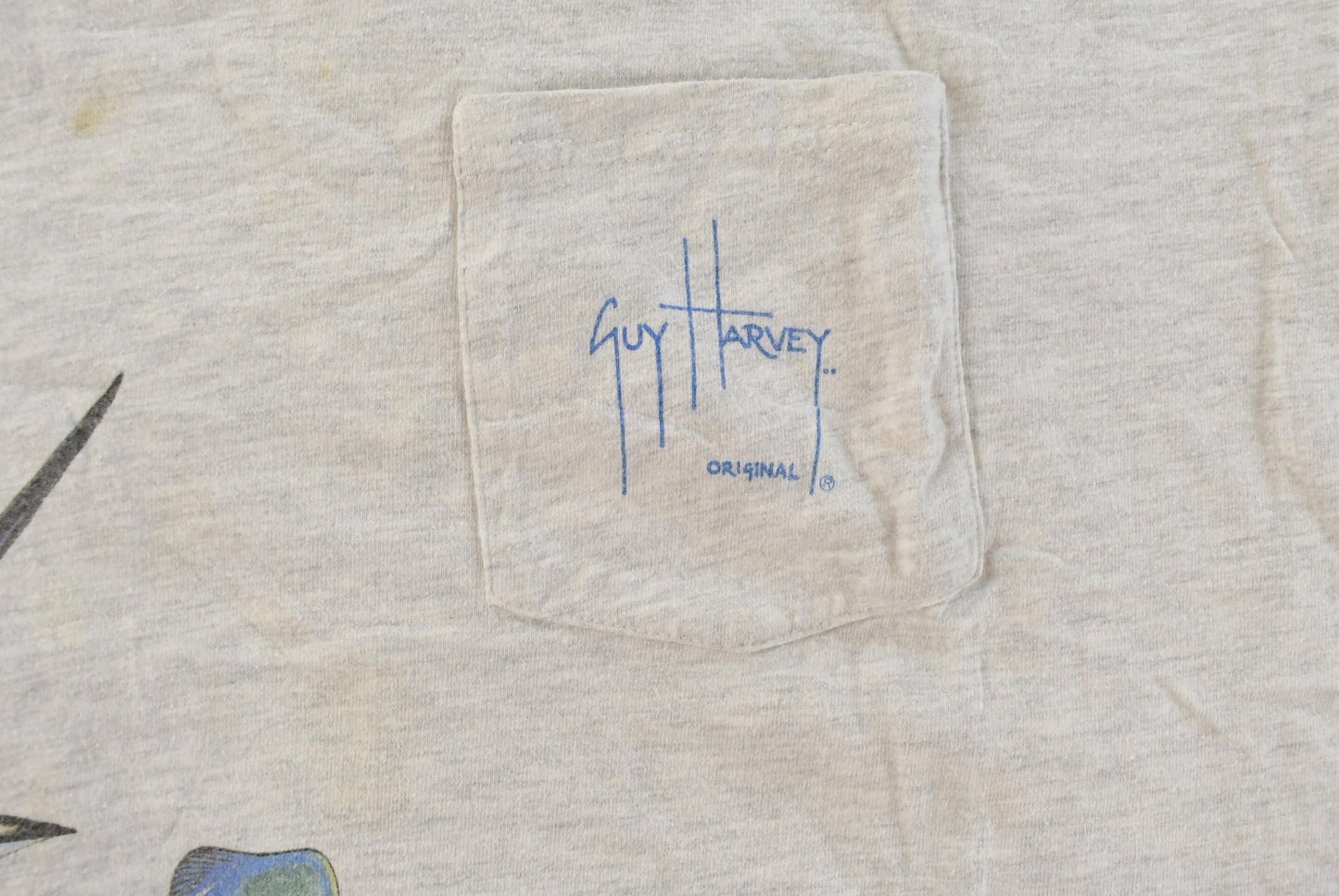Vintage 1990s Guy Harvey Souvenir Fishing T-Shirt Men's 2XL