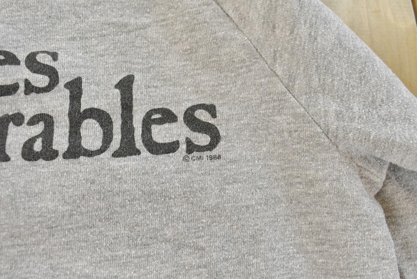 Vintage 1990s Les Miserables Crewneck Sweatshirt Men's S
