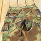 Vintage 1980s Army Woodland Camouflage Cargo Pants Men's L