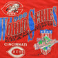 Vintage 1990 Cincinnati Reds World Series MLB Graphic T-Shirt Men's L