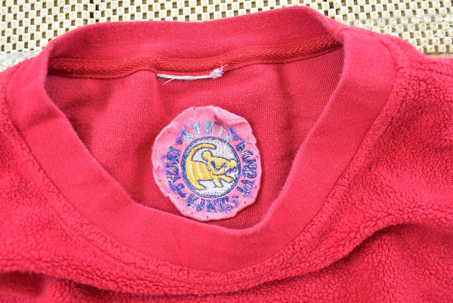 Vintage 1990s Walt Disney Lion King Fleece Crew Neck Sweatshirt Men's L / 90s Streetwear / Simba Timon Pumba Rafiki