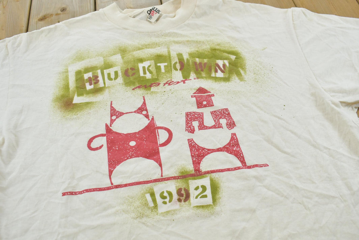 Vintage 1992 Bucktown Arts Fest Souvenir T-Shirt Men's 2XL