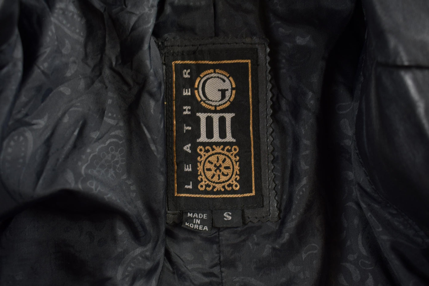 Vintage 1980s Genuine Leather Jacket Men's Medium