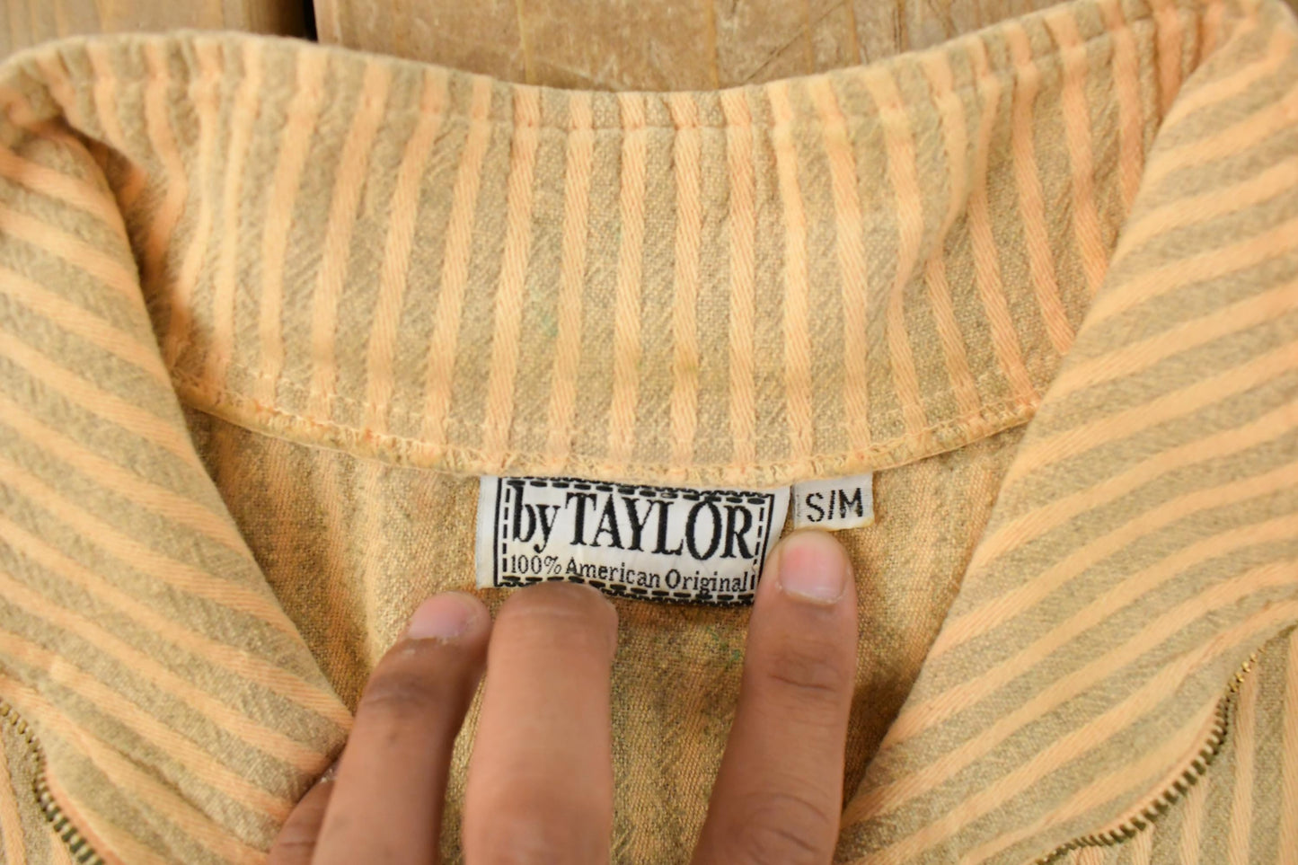 Vintage 1990s By Taylor Bear Quarter Zip Sweater Men's M-L