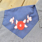 Vintage 1980s JC Penney Western Gingham Flower Embroidered Button Up Shirt Men's XL