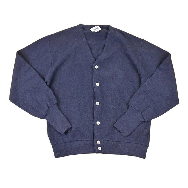 Vintage 1970s The Fox Sweater Knit Cardigan Men's M