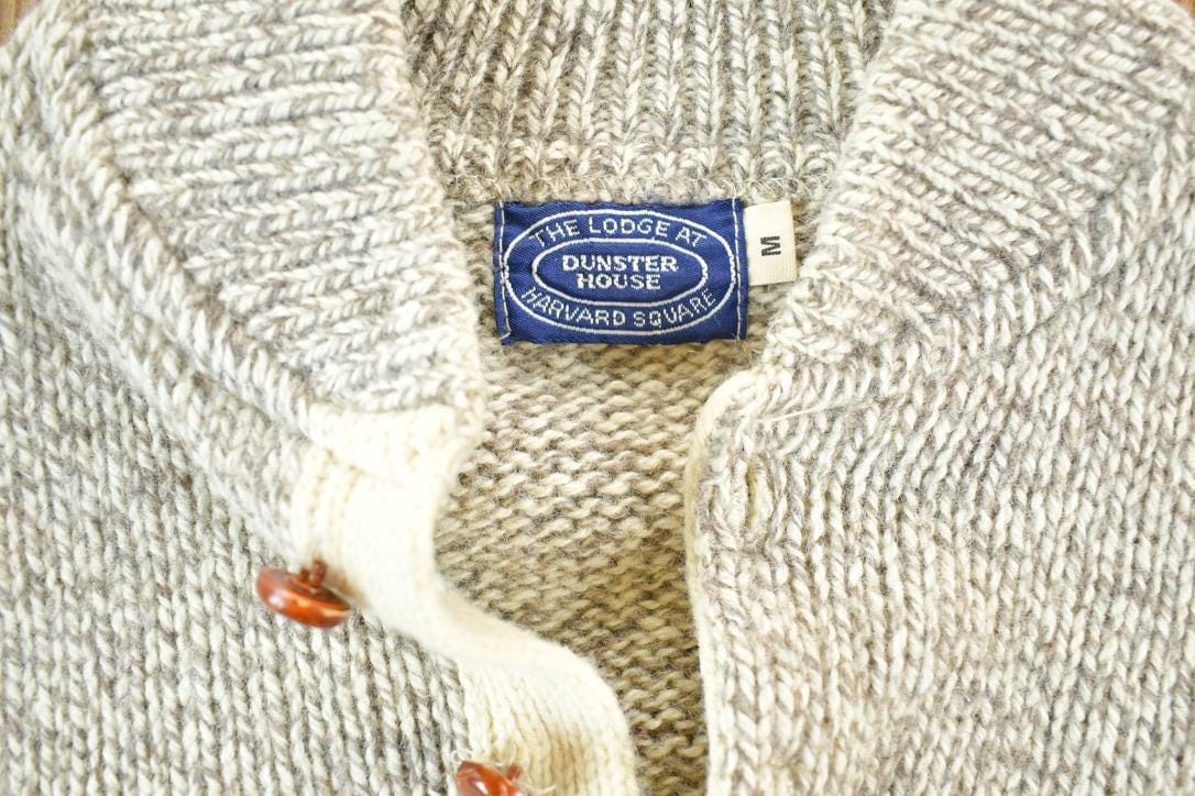 Vintage 1990s Dunster House Knit Abstract Pattern Crewneck Sweater Mens M