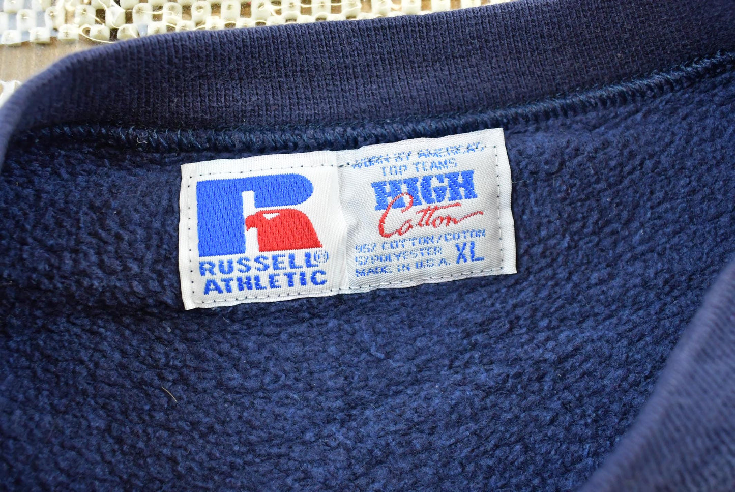 Vintage 1990s Russell Athletic Notre Dame Fighting Irish Alumni Collegiate Crewneck Sweatshirt Men's L