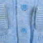 Vintage 1990s Geometric Knit Cardigan Sweater Men's M