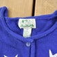 Vintage Quaker Factory American Flag Knit Short Sleeve Sweater Women's 2X