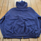 Vintage 1990s Carhartt Full Zip Hoodie Men's XL / Sun Faded / 90s Workwear / Zip Up Sweatshirt