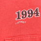 Vintage 1994 Nutmeg Mills Rose Bowl University Of Wisconsin Collegiate Hoodie Sweatshirt Men's M