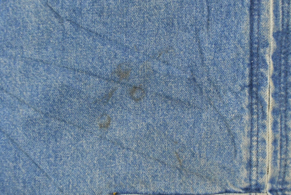 Vintage 1990s Carhartt Denim Flannel Lined Hooded Jacket Men's XL Tall