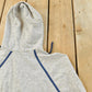 Vintage 1980s Streetwear Blank Raglan Hoodie Sweatshirt Men's M