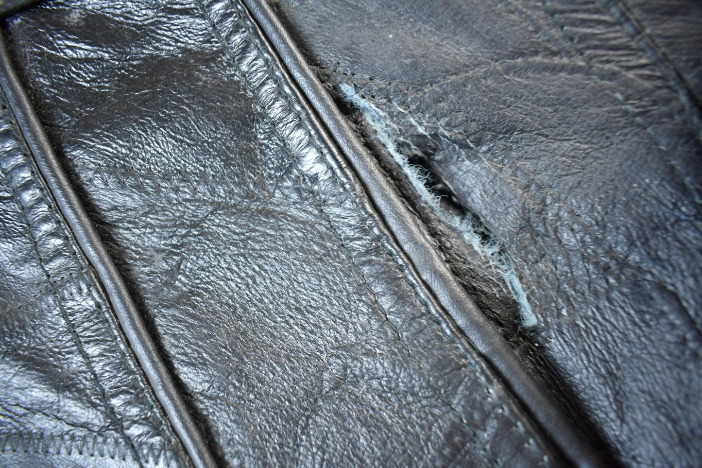 Vintage 2000 Giovanni Navarre Leather Biker Jacket With Lining Men's XL NWT