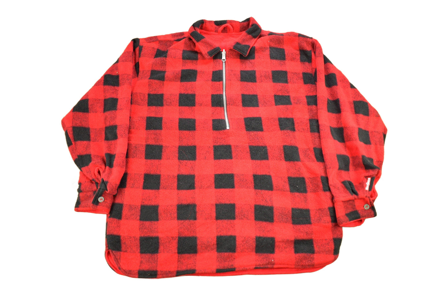 Vintage 1980s Marlboro Unlimited Reversible Quarter Zip Fleece Sweater Men's Large