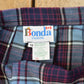 Vintage 1980s Bonda Wool Tartan Plaid Skirt Women's 28
