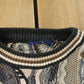 Vintage 1990s 3D Cable Knit Crewneck Sweater Men's XL