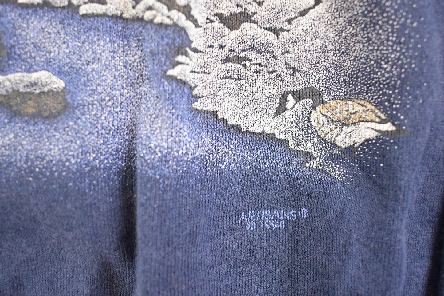 Vintage 1994 Snow Forest Artisans Double Collar Souvenir Crewneck Sweatshirt Men's M