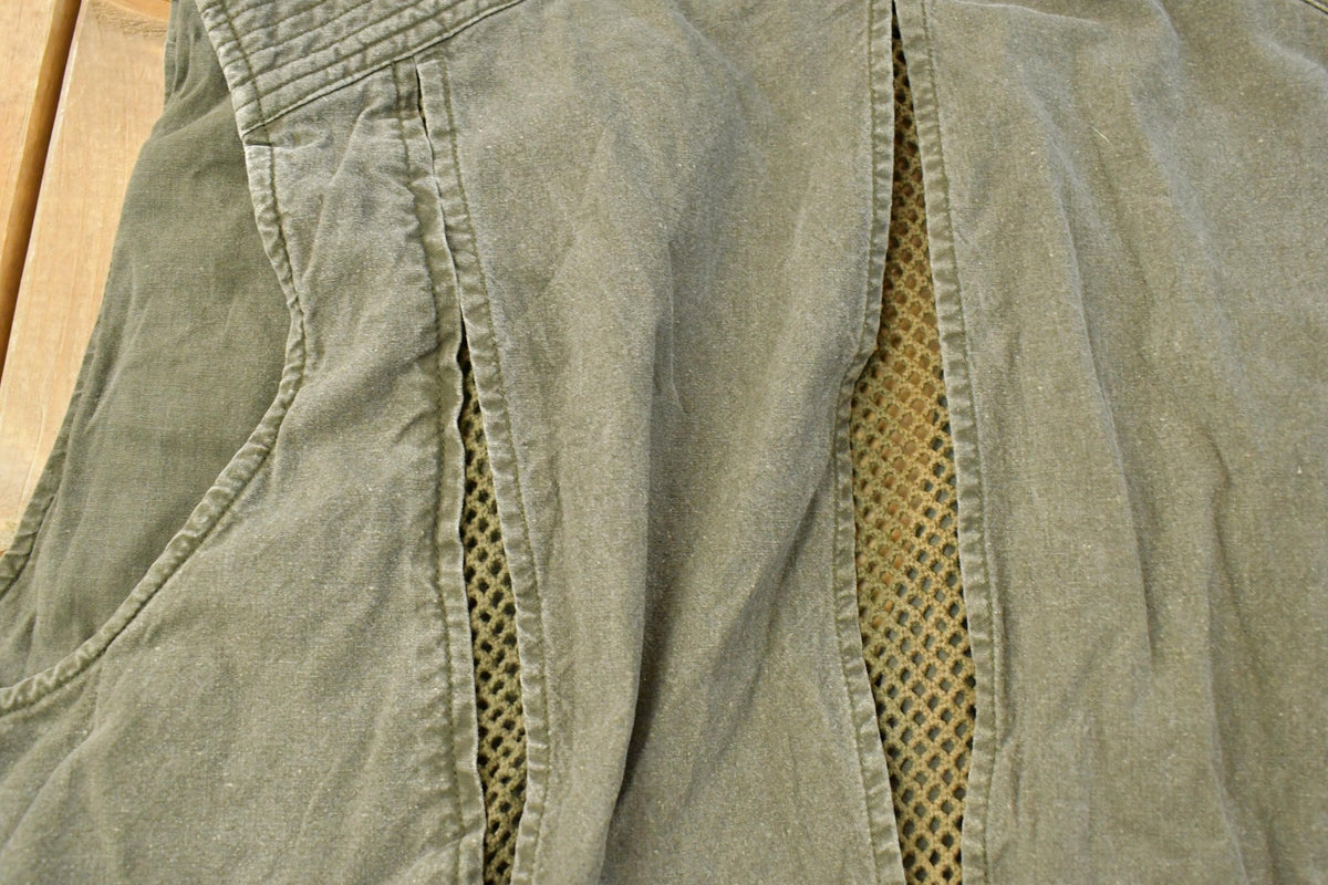 Vintage 1990s Eddie Bauer Fishing Vest Jacket Men's S Men's Medium