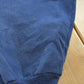 Vintage 1990s Russell Athletic Blank Blue Zip-Up Hoodie Sweatshirt Men's L