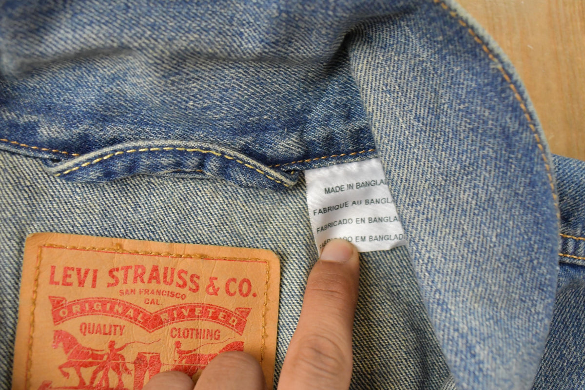 Vintage 2000s Levi's Denim Jean Trucker Jacket Men's XL