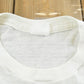 Vintage 1990s Super Faded Threadbare Blank White Pocket T-Shirt Mens L