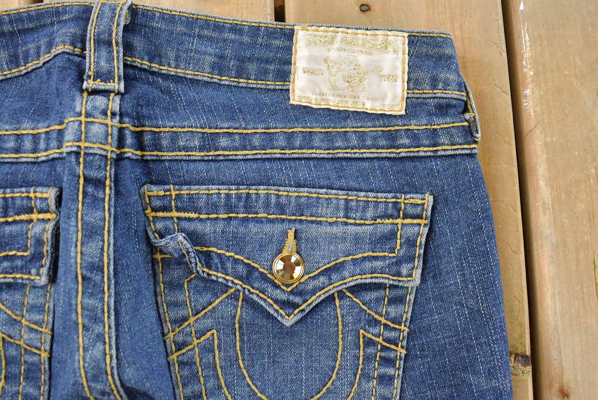 Vintage Y2K True Religion Low Rise Flare Jeans Women's 29 x 31
