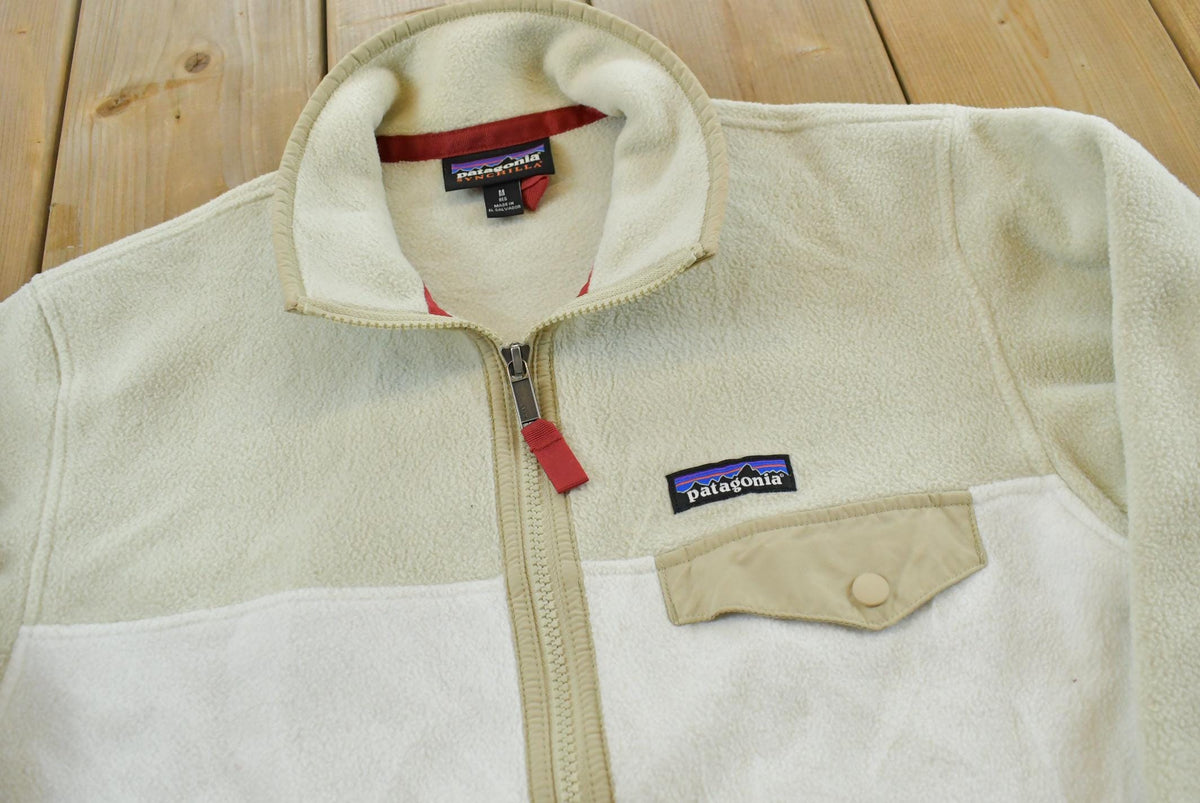 Vintage Y2K Patagonia Synchilla Full Zip Snap-T Fleece Jacket Sweater Women's Medium