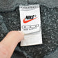 Vintage 1990s Cut Collar Nike Mini Swoosh Hoodie Men's L