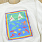 Vintage 1990s Sailing Ocean Fish Theme Crewneck Sweatshirt Mens M