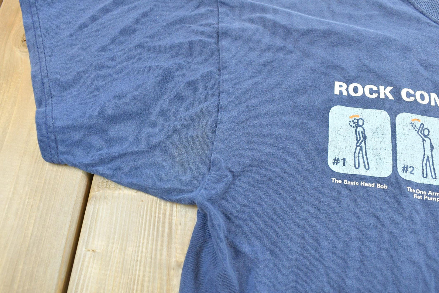 Vintage Y2K Blue Man Group Rock Concert Movements Band T-Shirt Men's L