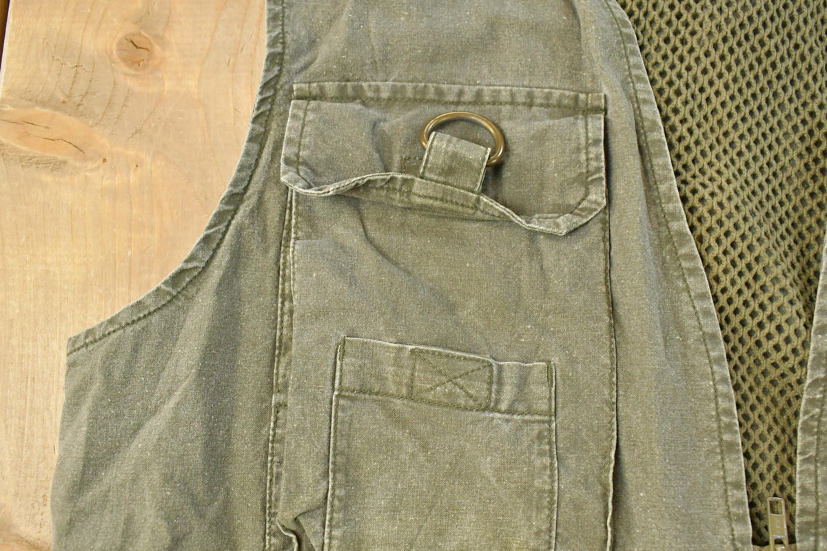Vintage 1990s Eddie Bauer Fishing Vest Jacket Men's S Men's Medium