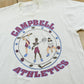 Vintage 1990s Campbells Athletics High School Sports T-Shirt Men's S