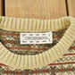 Vintage 1990s Crossings Knit Crewneck Sweater Mens L