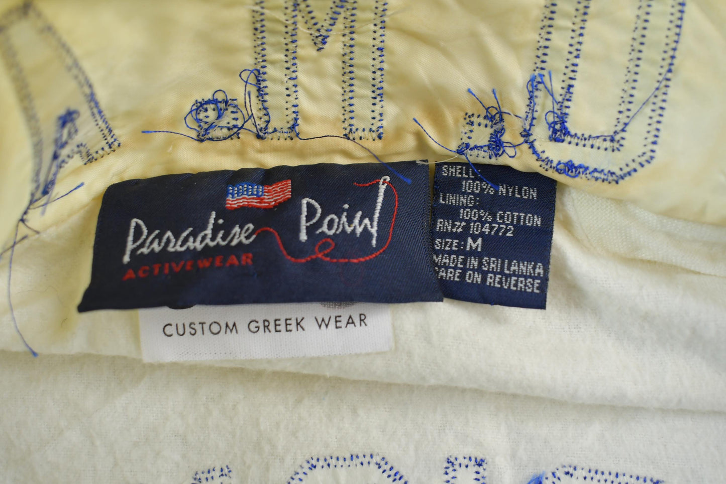 Vintage 1980s Veste Phi Beta Sigma Fraternity Line Jacket Men's Medium