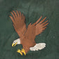 Vintage 1990s Eagle Sportswear Embroidered Wool Leather Varsity Jacket Men's L